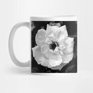 White Flower Mug